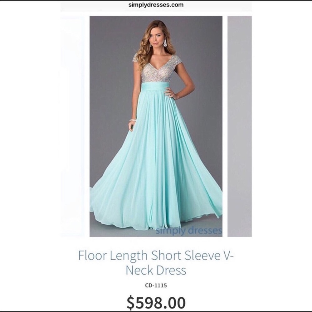 NWT Formal Prom Rhinestone Gown